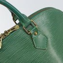 LOUIS VUITTON Epi Alma Hand Bag Borneo Green M52144 LV Auth 169584-18
