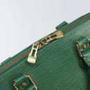 LOUIS VUITTON Epi Alma Hand Bag Borneo Green M52144 LV Auth 169584-19