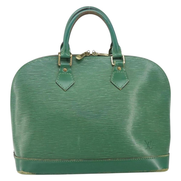 LOUIS VUITTON Epi Alma Hand Bag Borneo Green M52144 LV Auth 169584