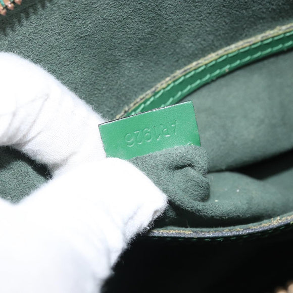 LOUIS VUITTON Epi Alma Hand Bag Borneo Green M52144 LV Auth 169584