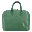 LOUIS VUITTON Epi Alma Hand Bag Borneo Green M52144 LV Auth 169584-2