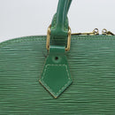 LOUIS VUITTON Epi Alma Hand Bag Borneo Green M52144 LV Auth 169584-3