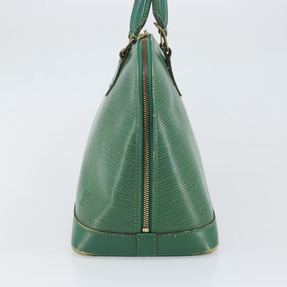 LOUIS VUITTON Epi Alma Hand Bag Borneo Green M52144 LV Auth 169584