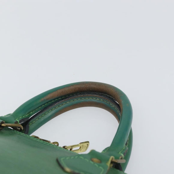 LOUIS VUITTON Epi Alma Hand Bag Borneo Green M52144 LV Auth 169584