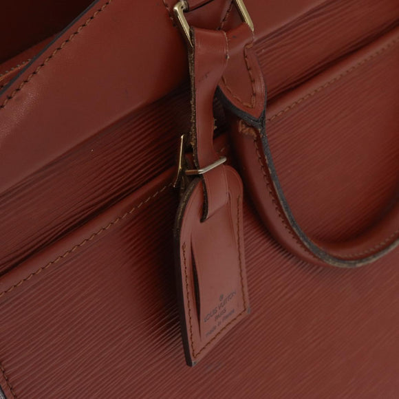 LOUIS VUITTON Epi Riviera Hand Bag Brown M48183 LV Auth 169585