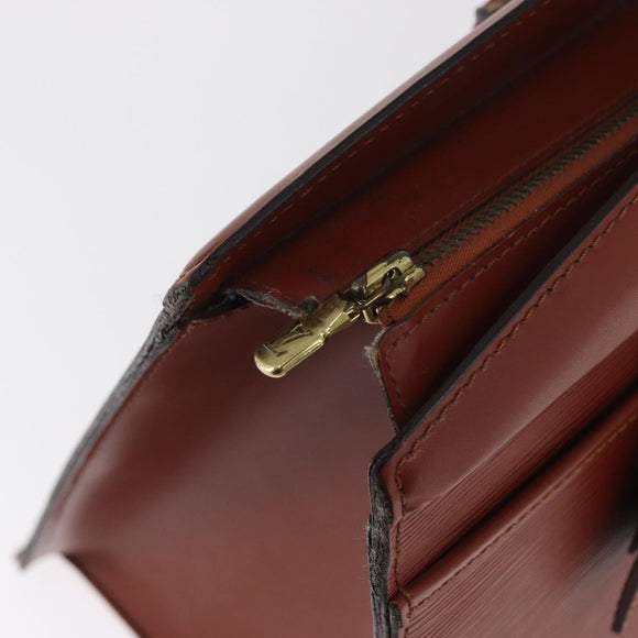 LOUIS VUITTON Epi Riviera Hand Bag Brown M48183 LV Auth 169585