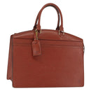 LOUIS VUITTON Epi Riviera Hand Bag Brown M48183 LV Auth 169585-1