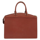 LOUIS VUITTON Epi Riviera Hand Bag Brown M48183 LV Auth 169585-2