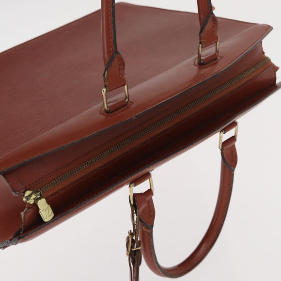LOUIS VUITTON Epi Riviera Hand Bag Brown M48183 LV Auth 169585