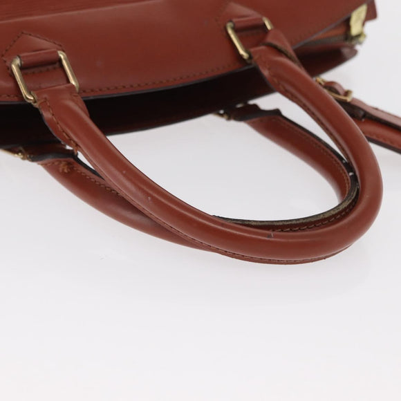 LOUIS VUITTON Epi Riviera Hand Bag Brown M48183 LV Auth 169585
