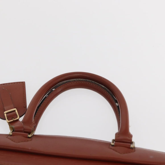 LOUIS VUITTON Epi Riviera Hand Bag Brown M48183 LV Auth 169585