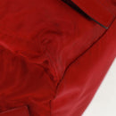 PRADA Backpack Nylon Red Silver Auth 169589V-17