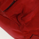 PRADA Backpack Nylon Red Silver Auth 169589V-18