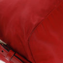 PRADA Backpack Nylon Red Silver Auth 169589V-19