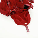 PRADA Backpack Nylon Red Silver Auth 169589V-24