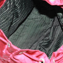 PRADA Backpack Nylon Red Silver Auth 169589V-9