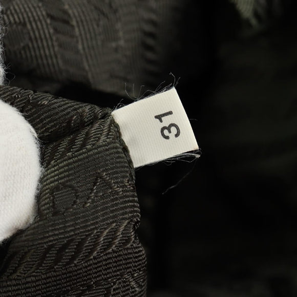 PRADA Backpack Nylon Red Silver Auth 169589V