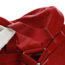 PRADA Backpack Nylon Red Silver Auth 169589V-14
