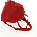 PRADA Backpack Nylon Red Silver Auth 169589V-7