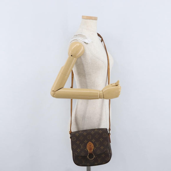 LOUIS VUITTON Monogram Saint Cloud MM Shoulder Bag M51243 LV Auth 169592
