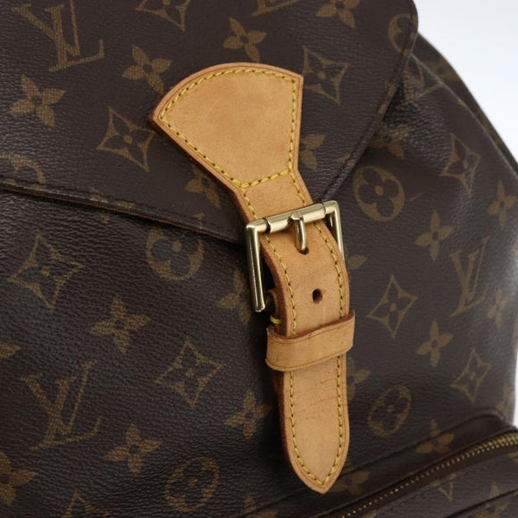 LOUIS VUITTON Monogram Montsouris GM Backpack M51135 LV Auth 169593