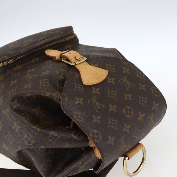 LOUIS VUITTON Monogram Montsouris GM Backpack M51135 LV Auth 169593