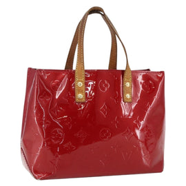 LOUIS VUITTON Monogram Vernis Reade PM Bag Pomme D'amour M91990 LV Auth 169598