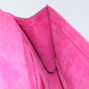 SAINT LAURENT Y Line Clutch Bag Leather Pink Gold 311213 Auth 169599V-19