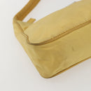 PRADA Hand Pouch Nylon Yellow Auth 169603-14