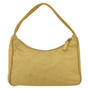 PRADA Hand Pouch Nylon Yellow Auth 169603-2