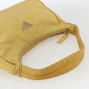 PRADA Hand Pouch Nylon Yellow Auth 169603-7