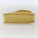 PRADA Hand Pouch Nylon Yellow Auth 169603-5