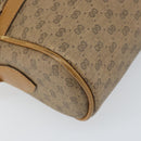 GUCCI Micro GG Supreme Web Sherry Line Shoulder Bag PVC Beige Gold Auth 169606-14