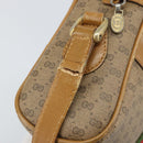 GUCCI Micro GG Supreme Web Sherry Line Shoulder Bag PVC Beige Gold Auth 169606-10