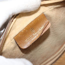 GUCCI Micro GG Supreme Web Sherry Line Shoulder Bag PVC Beige Gold Auth 169606-19
