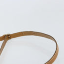 GUCCI Micro GG Supreme Web Sherry Line Shoulder Bag PVC Beige Gold Auth 169606-8