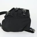 PRADA Rucksack Nylon Schwarz Silber Original 169609-5