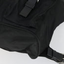 PRADA Rucksack Nylon Schwarz Silber Original 169609-16