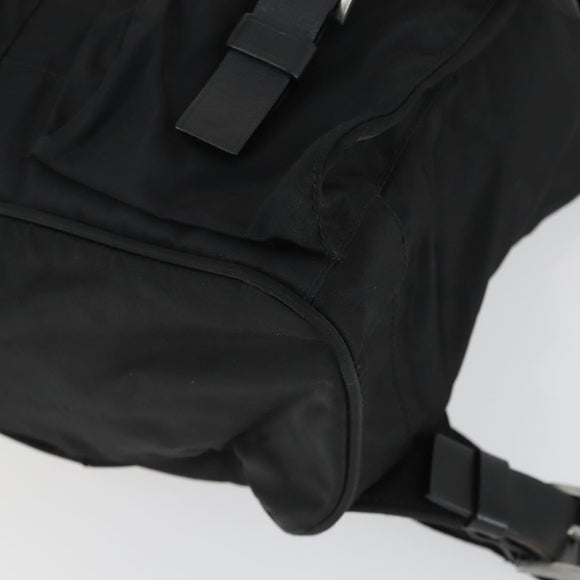 PRADA Rucksack Nylon Schwarz Silber Original 169609