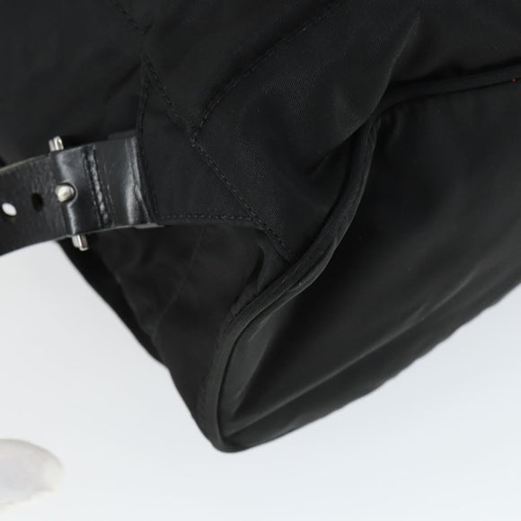 PRADA Rucksack Nylon Schwarz Silber Original 169609
