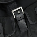 PRADA Rucksack Nylon Schwarz Silber Original 169609-9