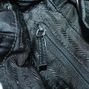 PRADA Rucksack Nylon Schwarz Silber Original 169609-25