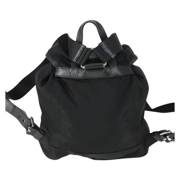 PRADA Rucksack Nylon Schwarz Silber Original 169609