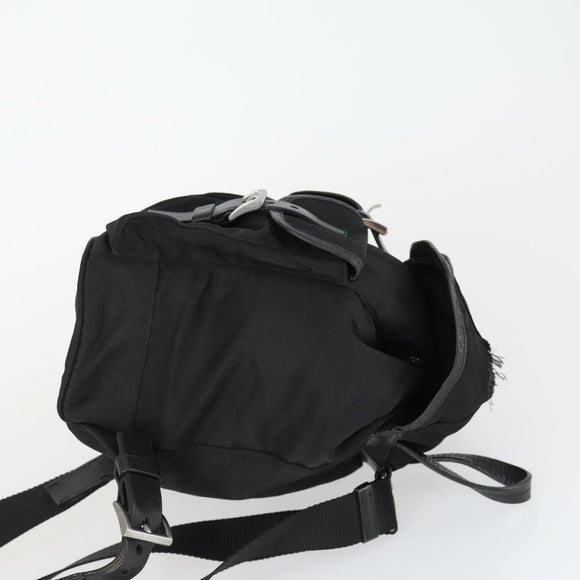PRADA Rucksack Nylon Schwarz Silber Original 169609
