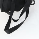 PRADA Rucksack Nylon Schwarz Silber Original 169609-8