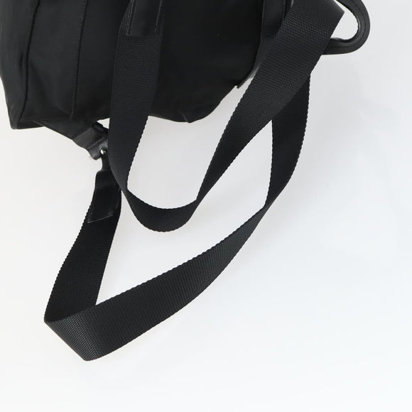 PRADA Rucksack Nylon Schwarz Silber Original 169609