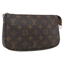 LOUIS VUITTON Monogram Pochette Accessoires Pouch M51980 LV Auth 169611-1