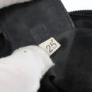PRADA Shoulder Bag Nylon Black Silver Auth 169612-12
