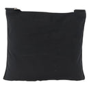 PRADA Shoulder Bag Nylon Black Silver Auth 169612-2