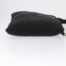 PRADA Shoulder Bag Nylon Black Silver Auth 169612-3